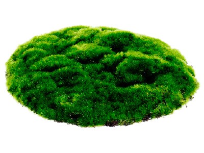 10" Faux Round Green Faux Moss Sheet