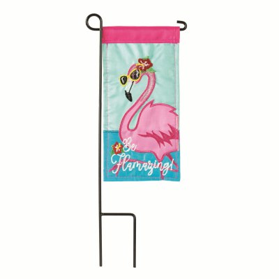 4" x 8" Be Flamazing Garden Flag With Pole