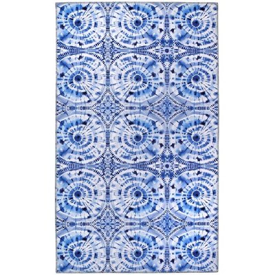 3' x 5' Shibori Blue Rug