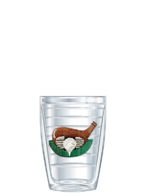 16 Oz Golf Club and Ball Short Tumbler