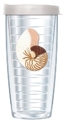 16 Oz Nautilus Tall Tumbler With Clear Lid