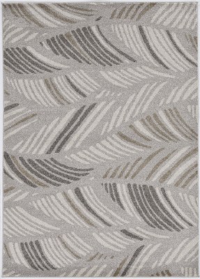 1.11' x 3.9' Gray Folia Lucia  Rug
