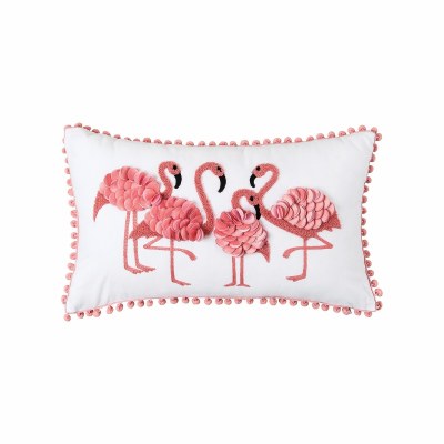 12" x 20" 4 Flamingo Pillow