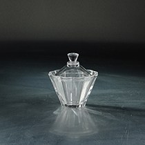 6" Clear Octagonal Box With Lid