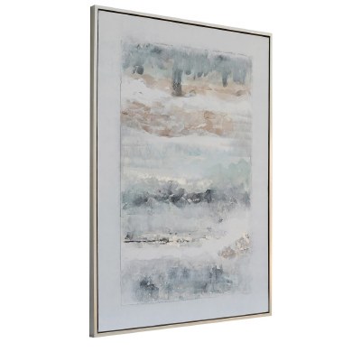54" x 40" Multipastel Abstract Framed Print