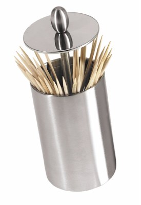 3.5" Stainless Steel Toothpick Holder