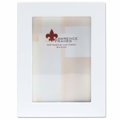 2" x 3" White Picture Frame