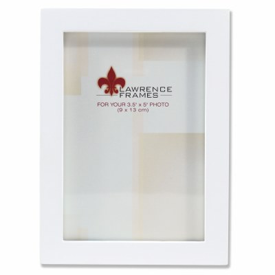 3.5" x 5" White Picture Frame