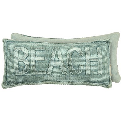 8" x 16" Turquoise Beach Pillow