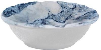 5" Round Faux Blue Marble Bowl