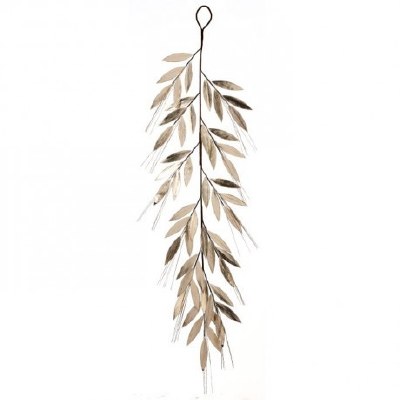 48" Champagne Faux Leaf Gardland