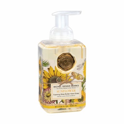 17.8 oz Sunflower Foaming Hand Soap Fall and Thanksgiving Decoration