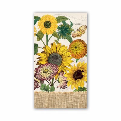 8" x 4" Sunflower Guest Towel Fall and Thanksgiving