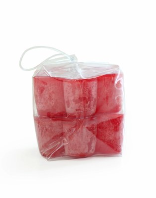 Set of 12 2" Cranberry Timber Unscented Votive Candles