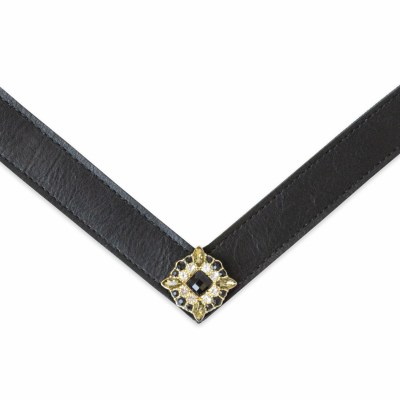 Medium Lindsay Phillips Storm Black Strap