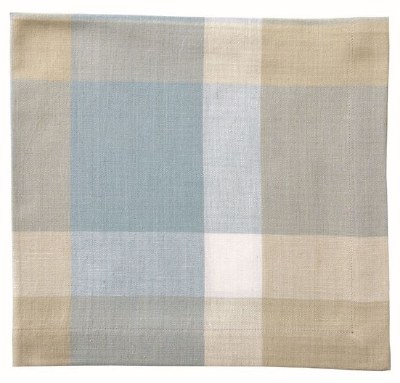 20" Square Mist Striped Chelsey Fabric Napkin