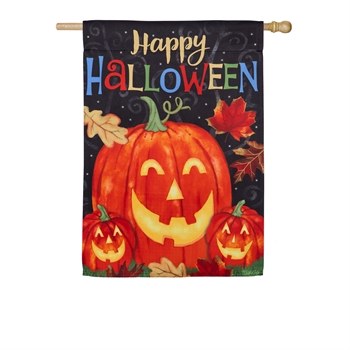 Happy Halloween Pumpkin Flag Decoration