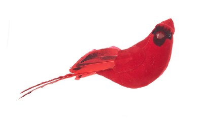 7" Cardinal Facing Right Clip Ornament