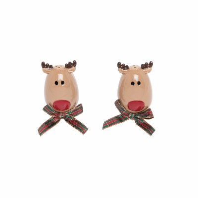 3.5" Deer Head Salt & Pepper Shakers