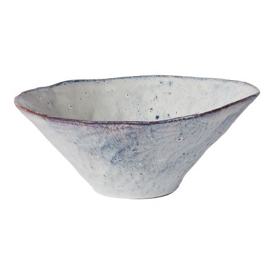 10" Round Wavy Rim Ceramic Seeger Bowl