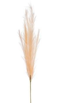 44" Faux Peach Plume Spray