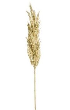 46" Faux Cream Pampas Grass Spray