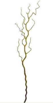 42" Faux Moss and Coral Twig Spray