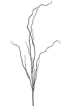 47" Faux Brown Twig Branch