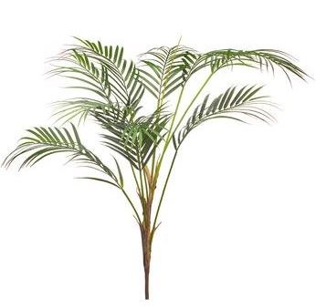 35" Faux Green Areca Palm Bush