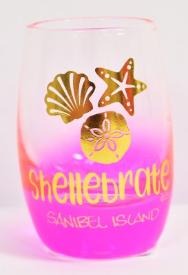 2 oz Sanibel Island "Shellabrate" Shot Glass