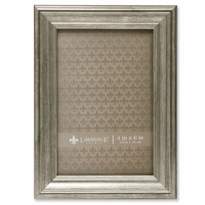 4" x 6" Sutter Burnished Silver Picture Frame