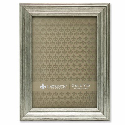 5" x 7" Sutter Burnished Silver Picture Frame