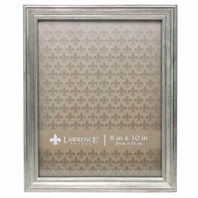 8" x 10" Sutter Burnished Silver Picture Frame