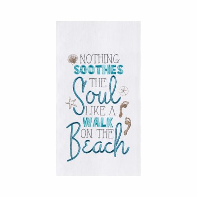 27" x 18" Soothes the Soul Flour Sack Kitchen Towel