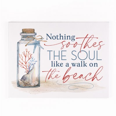 12" x 16" Nothing Soothes the Soul Canvas Wall Art