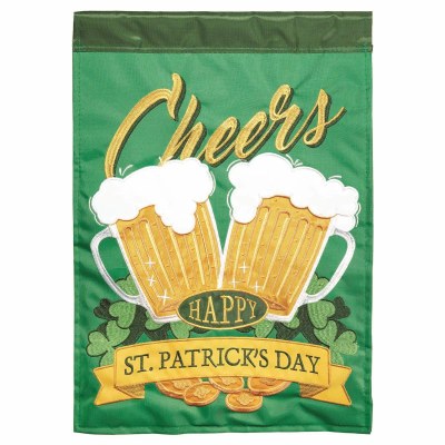 18" x 13" Mini Cheers St. Patrick's Day Garden Flag