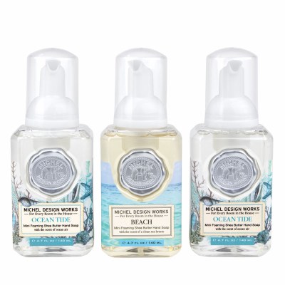 Set of 3 4.7 oz Ocean Tide and Beach Foaming Hand Soaps