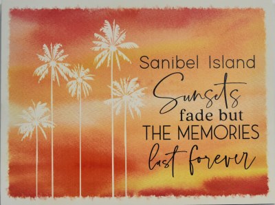 12" x 16" Sanibel Island Sunsets Canvas
