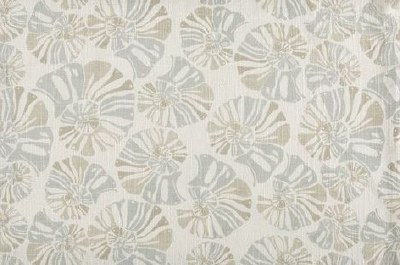 13" x 19" Light Beige and Gray Sanibel Fabric Placemat