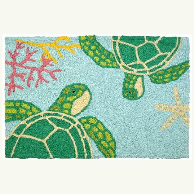 20" x 30" Floating Sea Turtles Rug