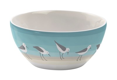 5" Round Sandpipers Melamine Bowl