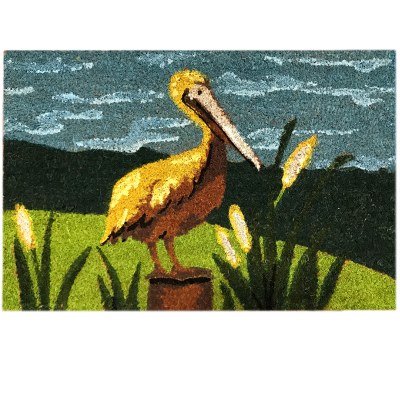 16" x 24" Yellow Pelican Coir Fiber Doormat