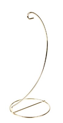 11" Gold Metal Ornament Stand