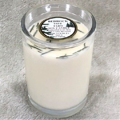 7 oz Natural Fir Glass Jar Tumbler Candle
