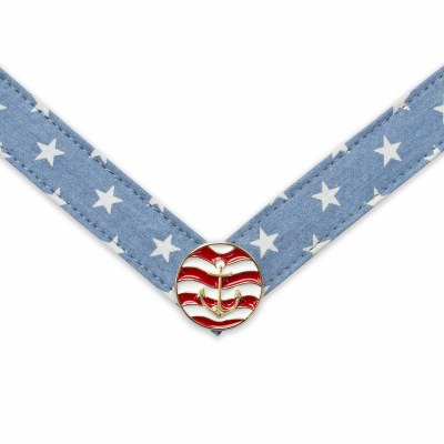 Large Saylor Red White and Blue Anchor Strap