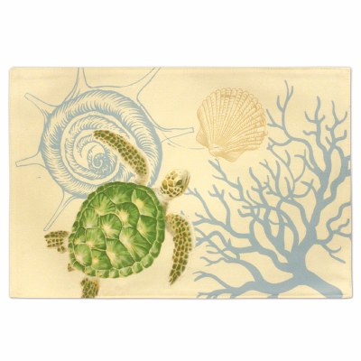 12" x 18" Sea Turtle Cloth Placemat