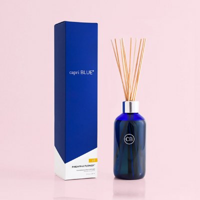 8 oz Pineapple Flower Signature Blue Reed Diffuser