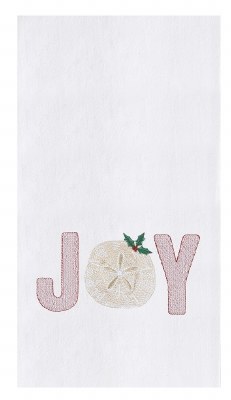 27" x 18" Joy Sand Dollar Flour Sack Kitchen Towel