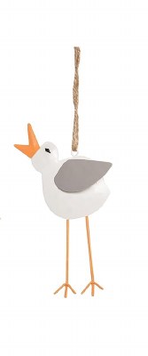 5" Kate Nelligan Seagull Head Up and Out Ornament