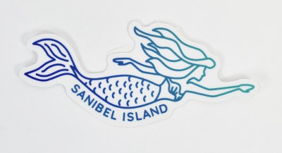 Sanibel Island Mermaid Sticker